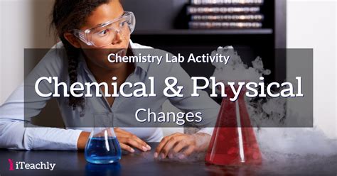 Chemical and Physical Changes Lab ⋆ iTeachly.com