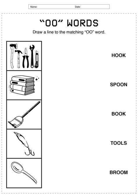 10 Printable Oo Phonics Worksheets - Free PDF at worksheeto.com