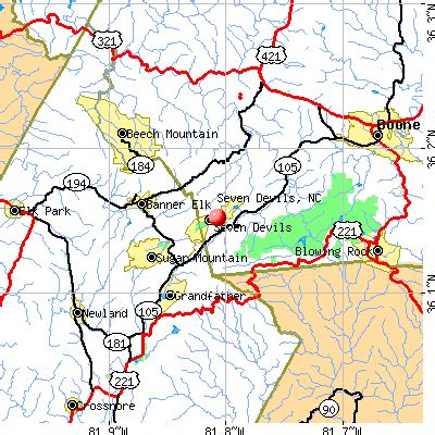 Seven Devils, North Carolina (NC 28604) profile: population, maps, real ...