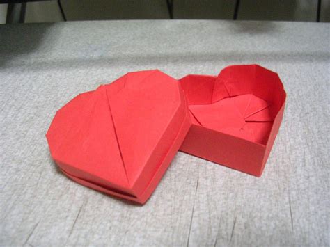 Box - heart - OrigamiArt.Us