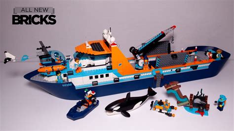 Lego City 60368 Arctic Explorer Ship Speed Build - YouTube