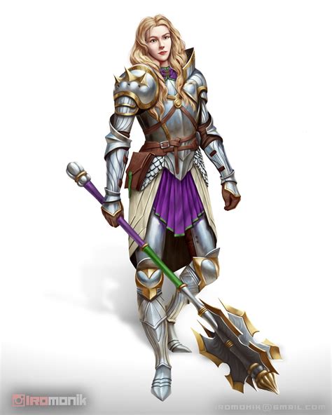 [ART] Woman cleric character art : r/DnD