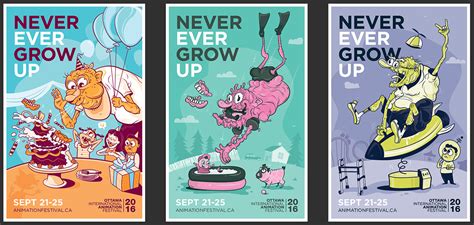 Ottawa International Animation Festival 2016 Posters on Behance