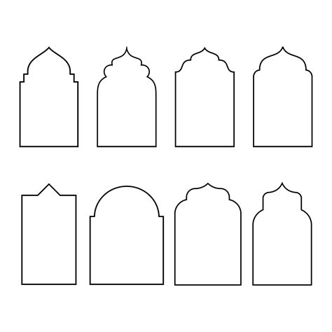 Islamic Arch Vector Art, Icons, and Graphics for Free Download