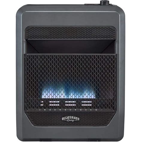 Bluegrass Living Propane Gas Vent Free Blue Flame Gas Space Heater With ...