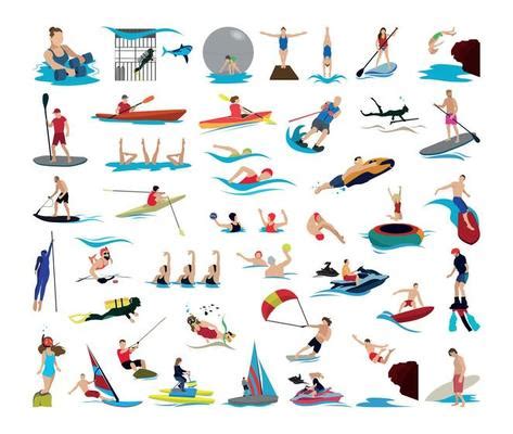 Water Aerobics Vector Art, Icons, and Graphics for Free Download