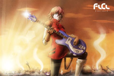 Haruko Haruhara (FLCL) by LinkerArts on DeviantArt