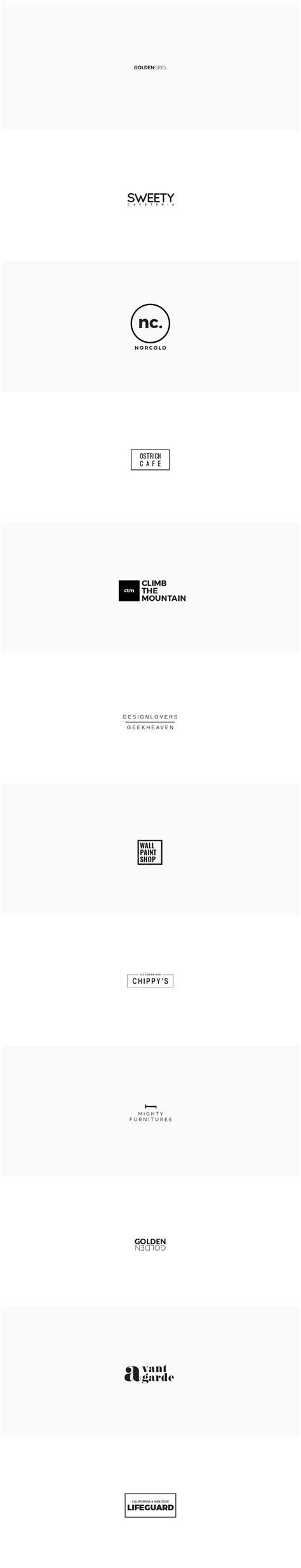 25 Free Minimal Logo Templates | AI & PSD on Behance