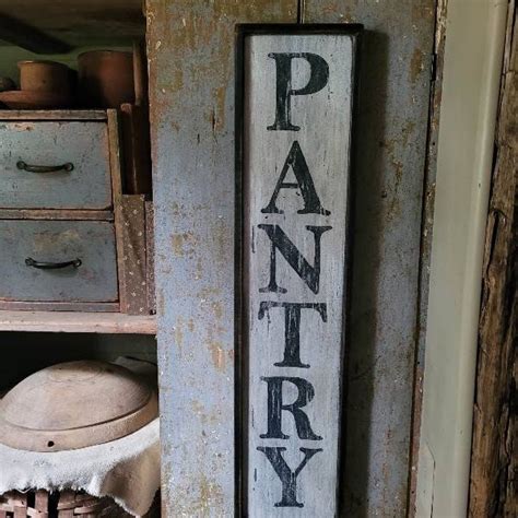 Rustic Pantry Sign - Etsy