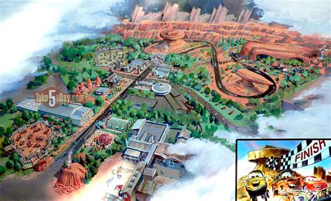 Take Five a Day » Blog Archive » Disney Pixar CARS: CARSLAND Map of the Future