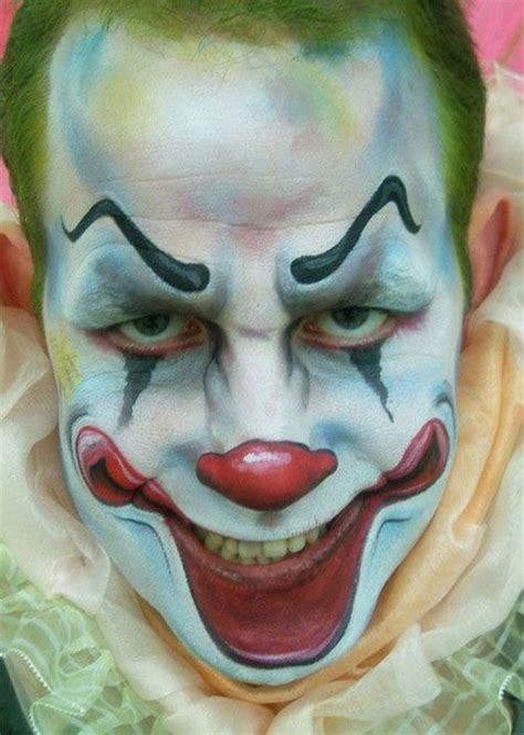 15-Easy-Clown-Halloween-Makeup-Ideas-Looks-2018-5 | Scary clown face, Evil clown makeup ...