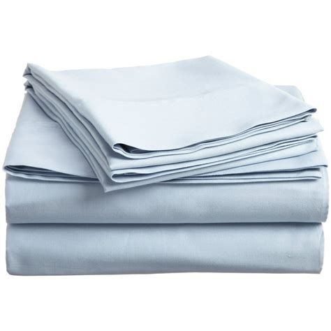 300-Thread Count Solid Egyptian Cotton Queen Waterbed Sheet Set By Blue Nile Mills, Queen ...