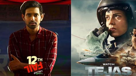 12th Fail Vs Tejas Box Office Collection: Vikrant Massey's Film Leaves Kangana Ranaut's Aerial ...