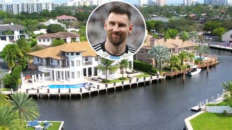 Lionel Messi Just Scored a Chic Waterfront Mansion in South Florida