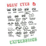 Drawing Cartoon Facial Expressions : How to Draw Eyes Expressions in Cartooning Part 1 – How to ...