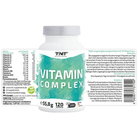 Vitamin Complex Multivitaminkapseln kaufen | TNT-Supplements.de