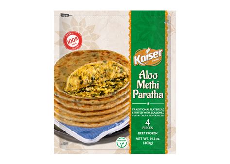 Aloo Methi Paratha - Kaiser Foodline