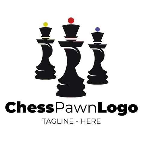 Premium Vector | Creative chess piece logo