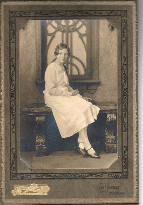 VINTAGE Sepia Tone Studio Portrait in FAB Mat...My