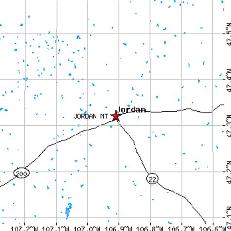 Jordan, Montana (MT) ~ population data, races, housing & economy