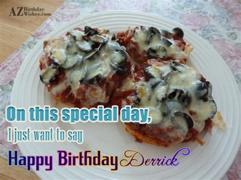 Happy Birthday Derrick - AZBirthdayWishes.com