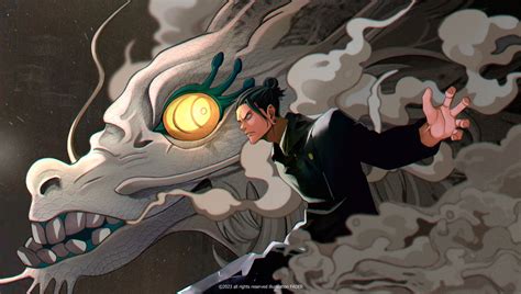 Suguru Geto & Dragon - Jujutsu Kaisen HD Wallpaper by Fader jk