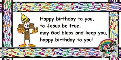 Christian happy birthday song | Happy birthday song, Birthday songs ...