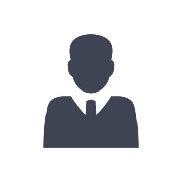 Icon Of A Businessmans User Profile Picture Face Manager Job Vector ...