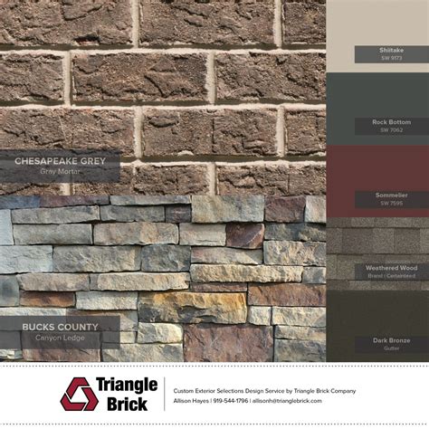 Brown Brick House Trim Colors