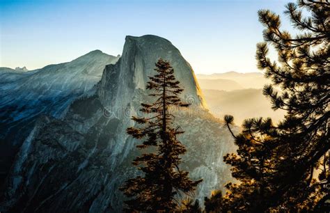 Sunrise on Glacier Point, Yosemite National Park, California Stock ...