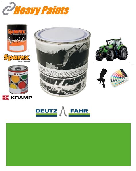 Deutz Tractor Green Enamel Paint 1 Litre Tin