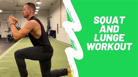 Squat and Lunge Workout - YouTube