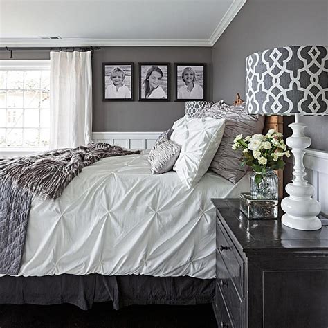 Gorgeous Gray-and-White Bedrooms #”bedroomideas” | Master bedrooms decor