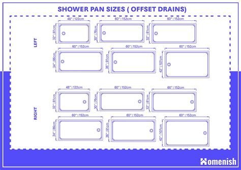 Shower Pan Sizes - The Ultimate Guide - Homenish