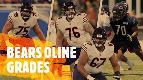 Bears All-22 Review and GRADES || Offensive Line - YouTube