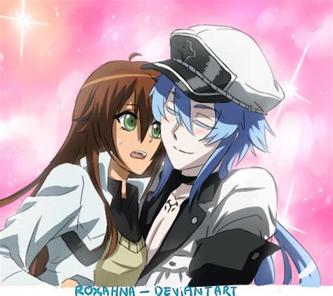 ''Tatsumi'' and ''Esdeath'' by Roxahna on DeviantArt