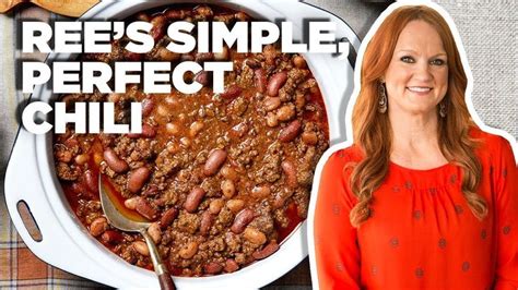 Simple, Perfect Chili with Ree Drummond | Food Network - YouTube | Food ...