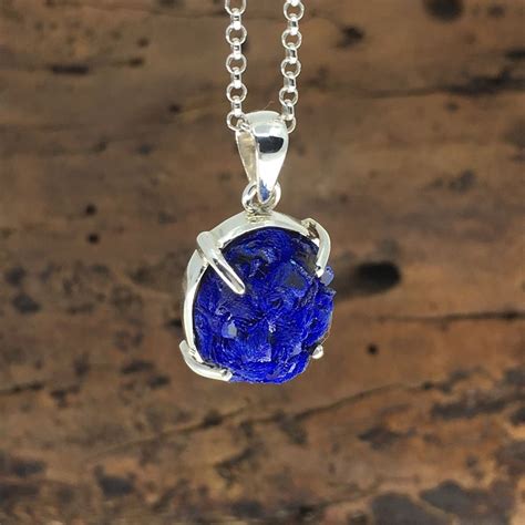 Azurite Pendant - High Qualtiy Handcrafted Crystal Jewellery - Conscious Stones