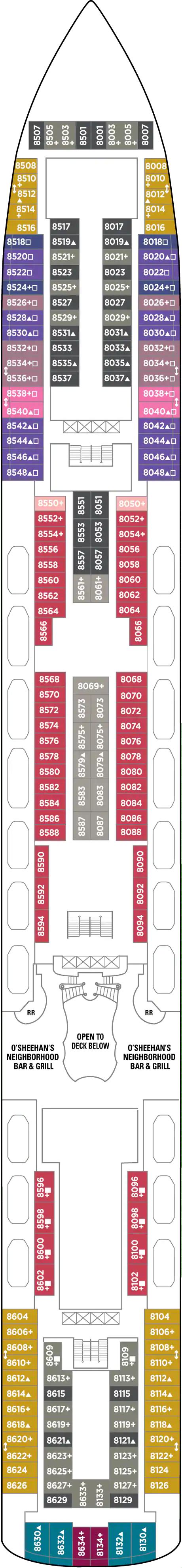 Norwegian Pearl Deck Plans | CruiseInd