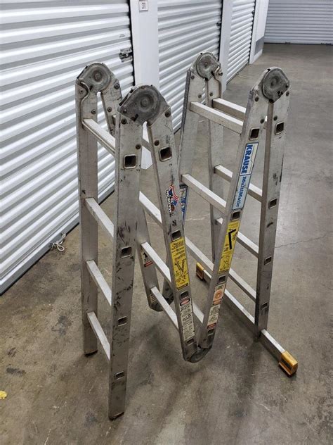 16’ Multimatic aluminum multi position Ladder 300 lb capacity | Chicago ...