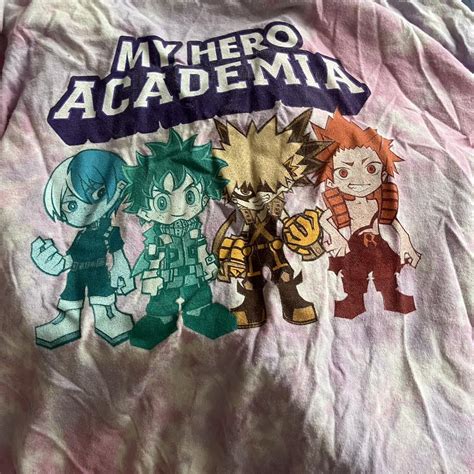 my hero academia merch. the shirt is so comfy and... - Depop