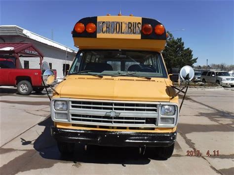 1989 Chevrolet Van 30 School Bus Conversion To Cargo Van BigIron Auctions