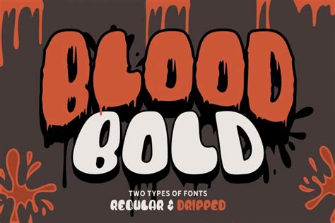 Blood Bold Fun Halloween Two Fonts - Free Font