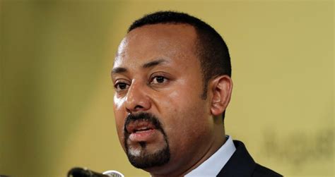 PM Dr. Abiy Ahmed, the 2019 Nobel Peace Prize winner, declines to speak to reporters at Oslo ...