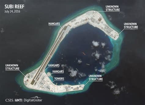 Photos show China building hangars in West PH Sea