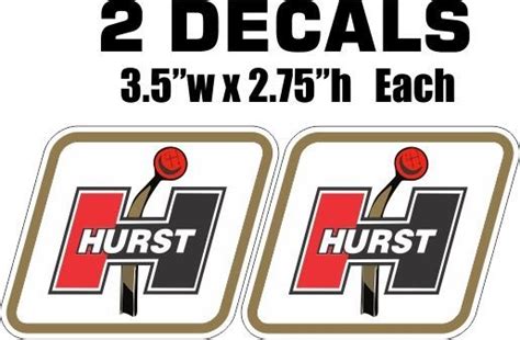 2 -Vintage style Hurst Shifter Decal Sticker - Nice and the Best Quality | Hurst shifter, Hurst ...