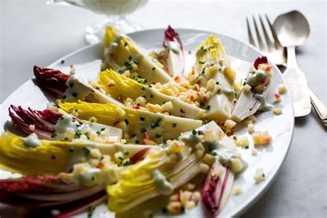 Endive Salad With Blue Cheese Dressing Recipe | Recipe | Endive salad ...