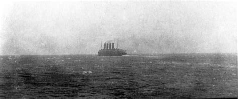 The last ever picture taken of RMS Lusitania as she departed New York on May 1st 1915. She would ...