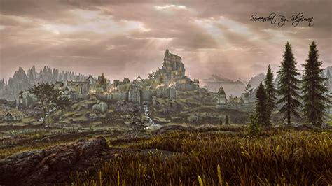 Whiterun Wallpaper Design at Skyrim Special Edition Nexus - Mods and Community