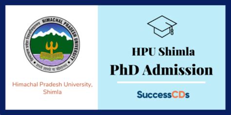 HPU Shimla PhD Admission 2023 Dates, Application Form